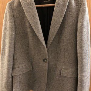 Massimo Dutti Herringbone Blazer
